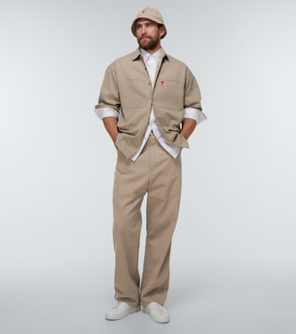 Gerade Hose Alex Fit aus Gabardine | Ami Paris
