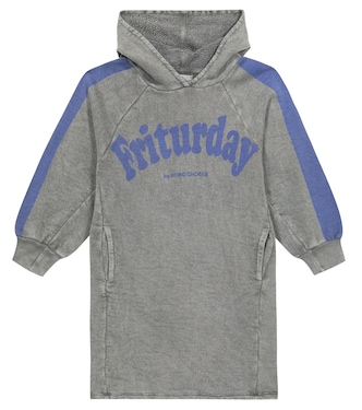 Printed jersey hoodie dress | Bobo Choses