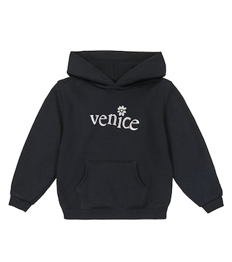 Printed cotton-blend hoodie | ERL Kids