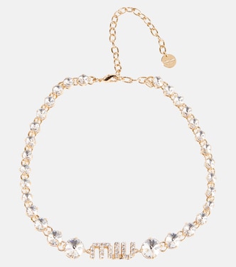 Choker mit Kristallen | Miu Miu
