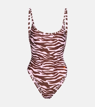 Zebra-printed swimsuit | The Attico