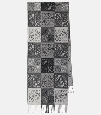 Anagram wool and cashmere scarf | Loewe