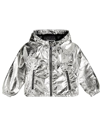 Giacca metallizzata con logo | Givenchy Kids
