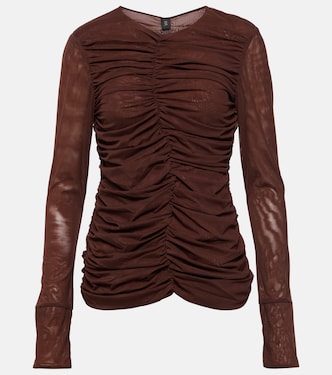 Jacques gathered mesh top | SIR