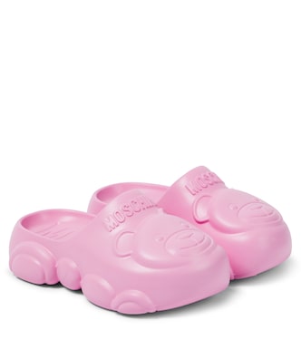 Slippers in gomma con logo | Moschino Kids