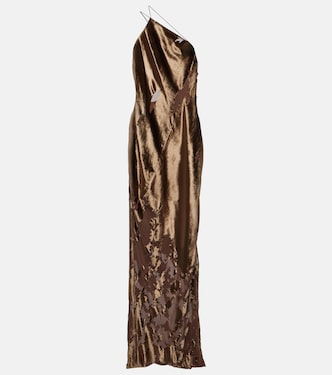 Robe longue en velours de soie | The Sei
