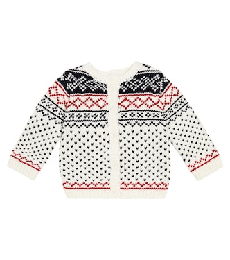 Baby - Cardigan Dayana in misto lana | Bonpoint