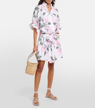 Floral cotton minidress  | Juliet Dunn