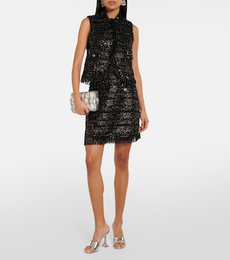 Sequined bouclé vest | Giambattista Valli