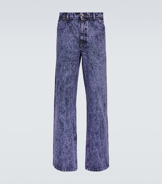 Pantalones de denim efecto mármol | Marni