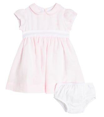 Baby - Abito e culotte in lino | Il Gufo