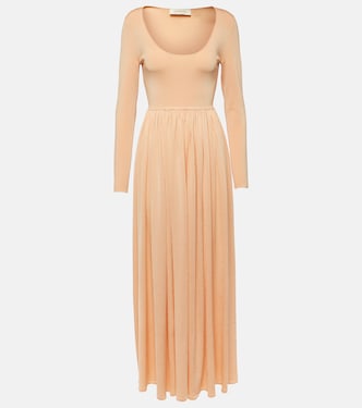 Vestido largo Natura de lamé | Zimmermann