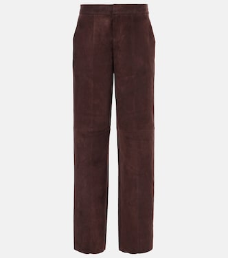 Massimo suede wide-leg pants | Stouls