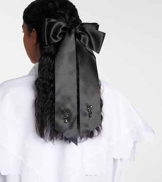 Fermacapelli in raso con fiocco | Simone Rocha