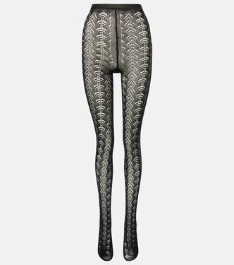 Collant in pizzo di misto cotone | Dolce&Gabbana