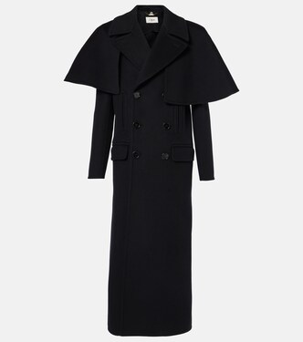 Cappotto doppiopetto in lana con cintura | Chloé