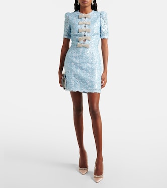 x Nicky Hilton vestido corto Leyla con lentejuelas | Rebecca Vallance