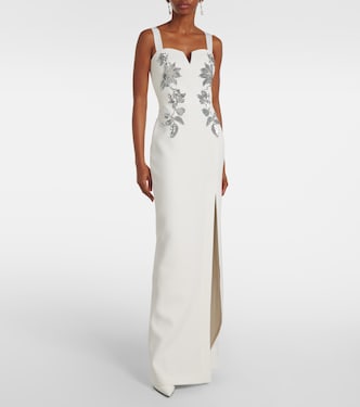 Robe longue de mariée Lucilla à ornements | Rebecca Vallance