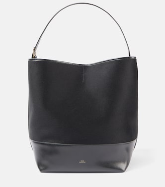 Borsa in lana con pelle | Toteme
