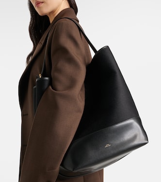 Tote mit Leder | Toteme