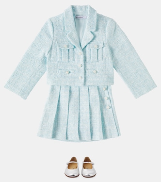 Gonna in bouclé con paillettes | Self-Portrait Kids