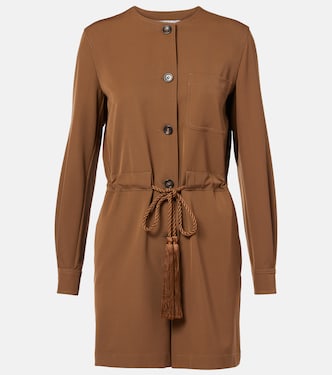 Maine belted wool gabardine playsuit | Max Mara