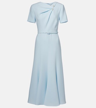 Abito midi in cady con cintura | Roland Mouret