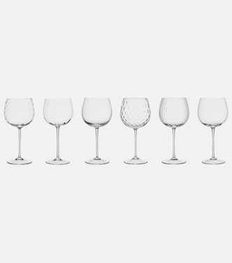 Tolomeo set of 6 red wine glasses | NasonMoretti