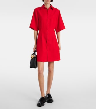 Hemdblusenkleid aus Schurwolle | Ami Paris
