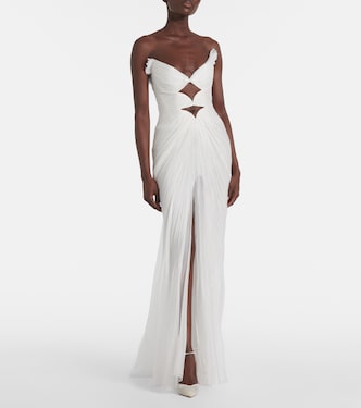 Bridal - Abito lungo Cassiopea in seta | Maria Lucia Hohan