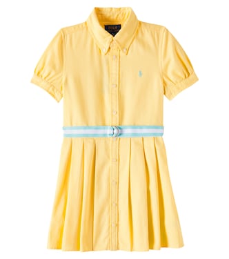 Abito a polo in twill di cotone | Polo Ralph Lauren Kids