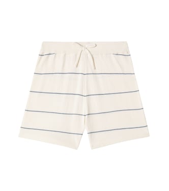 Chandler striped cotton-blend shorts | Rylee + Cru