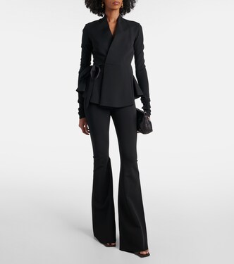 Dirt Bolan jersey flared pants | Rick Owens