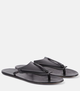 Helena leather slides | The Row