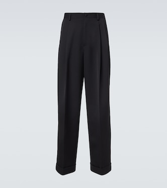 Wool and silk-blend gabardine suit pants | Dolce&Gabbana