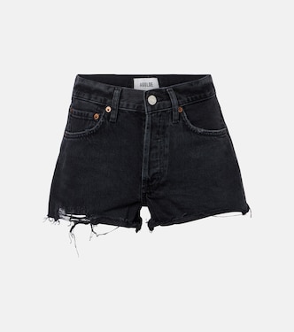 Parker Vintage distressed denim shorts | Agolde