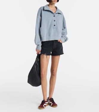 Parker Vintage distressed denim shorts | Agolde