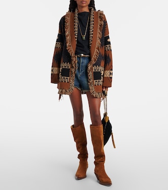 Dreamscape wool-blend cardigan | Alanui