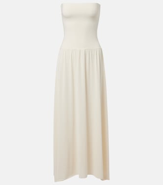 Vestido largo Oda de crepé de jersey | Eres