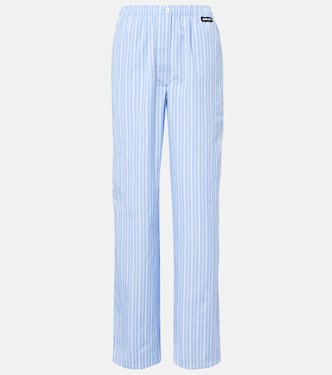 Weite Hose aus Baumwollpopeline | Miu Miu