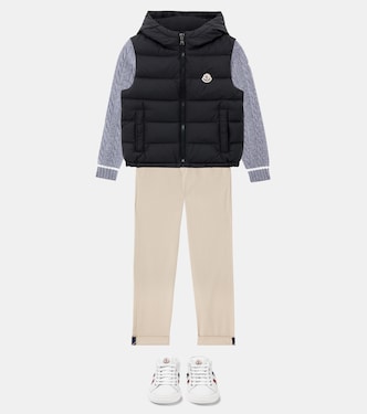 Fudo quilted down vest | Moncler Enfant