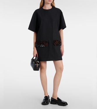 Vestido corto en mezcla de lana | Plan C