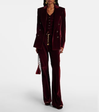 Double-breasted cotton velvet blazer | Etro