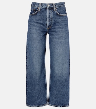 Arc cropped mid-rise wide-leg jeans | Agolde