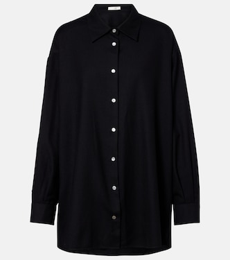 Luka virgin wool flannel shirt | The Row