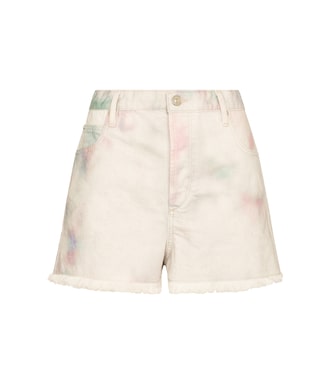 Lesiabb tie-dye denim shorts | Marant Etoile