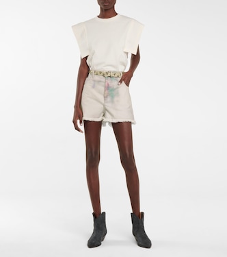 Lesiabb tie-dye denim shorts | Marant Etoile