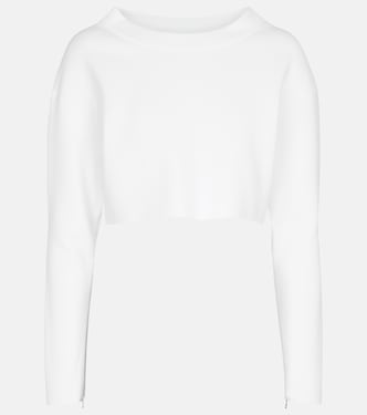 Cropped sweatshirt | Alaïa