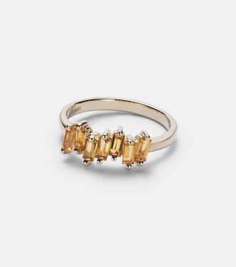 Ring aus 14kt Gelbgold mit Citrin | Suzanne Kalan