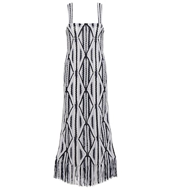 Daria macramé wool maxi dress | Gabriela Hearst